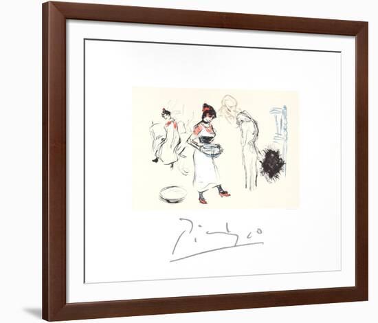 Etude de Personnages-Pablo Picasso-Framed Collectable Print