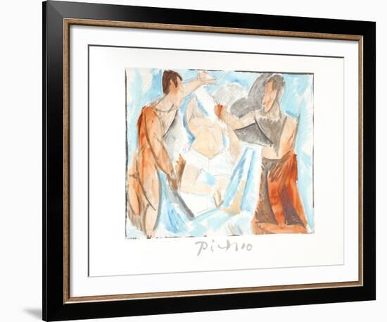 Etude de Personnages-Pablo Picasso-Framed Collectable Print