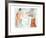 Etude de Personnages-Pablo Picasso-Framed Collectable Print