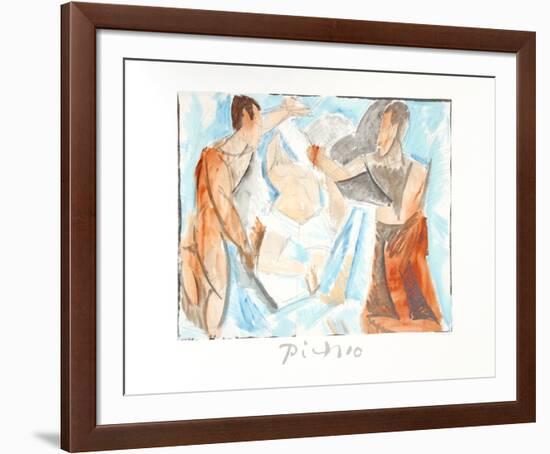 Etude de Personnages-Pablo Picasso-Framed Collectable Print