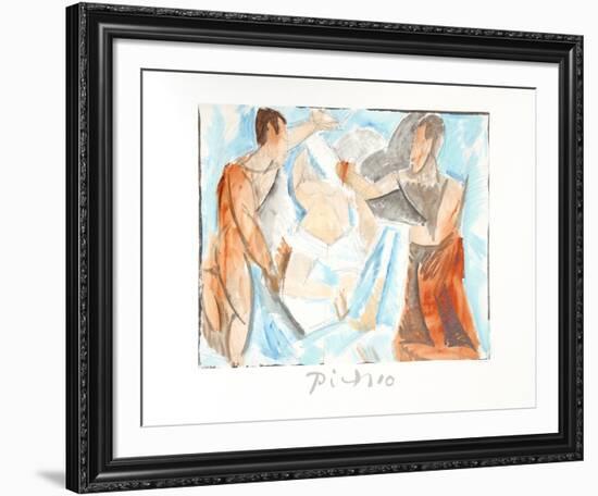 Etude de Personnages-Pablo Picasso-Framed Collectable Print