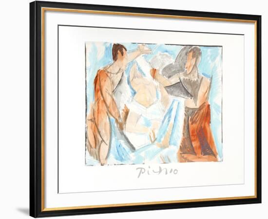 Etude de Personnages-Pablo Picasso-Framed Collectable Print