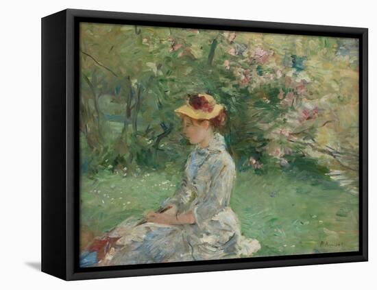 Etude de plein-air , ou Dans l'ile, 1880-Berthe Morisot-Framed Premier Image Canvas