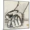 Etude de poing-Gustave Moreau-Mounted Giclee Print