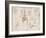 Etude de squelette-Gustave Moreau-Framed Giclee Print