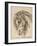 Etude de tête de cheval pour Diomède dévoré par ses chevaux-Gustave Moreau-Framed Giclee Print