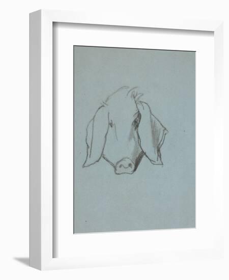 Etude de tête de cochon-Thomas Couture-Framed Giclee Print