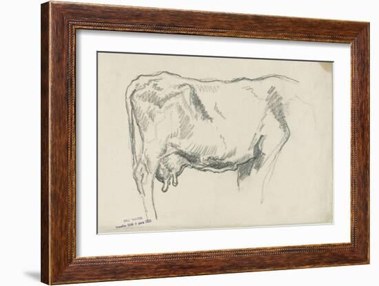 Etude de vache-Emile Wauters-Framed Giclee Print