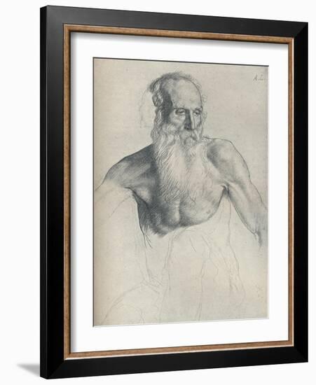 'Etude De Vieillard A Longue Barbe', c1895, (1923)-Alphonse Legros-Framed Giclee Print