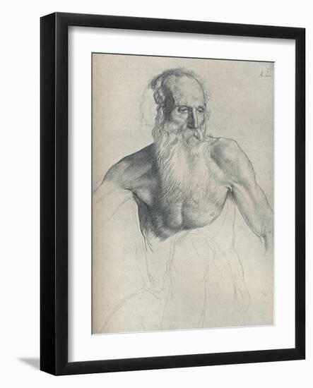 'Etude De Vieillard A Longue Barbe', c1895, (1923)-Alphonse Legros-Framed Giclee Print