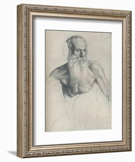 'Etude De Vieillard A Longue Barbe', c1895, (1923)-Alphonse Legros-Framed Giclee Print