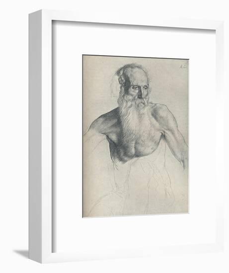 'Etude De Vieillard A Longue Barbe', c1895, (1923)-Alphonse Legros-Framed Giclee Print