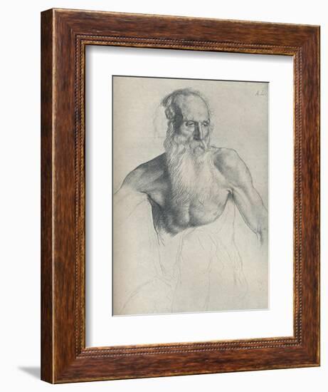 'Etude De Vieillard A Longue Barbe', c1895, (1923)-Alphonse Legros-Framed Giclee Print