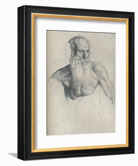 'Etude De Vieillard A Longue Barbe', c1895, (1923)-Alphonse Legros-Framed Giclee Print