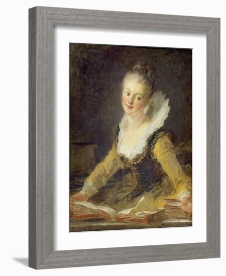 Etude (Der Gesang) 1769-Jean-Honoré Fragonard-Framed Giclee Print