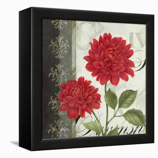 Etude en Rouge I-Pamela Gladding-Framed Stretched Canvas