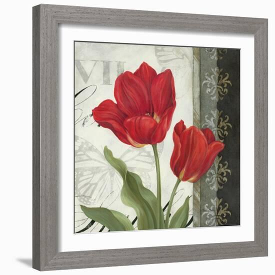 Etude en Rouge II-Pamela Gladding-Framed Art Print