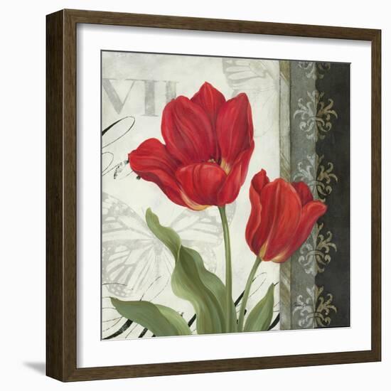 Etude en Rouge II-Pamela Gladding-Framed Art Print