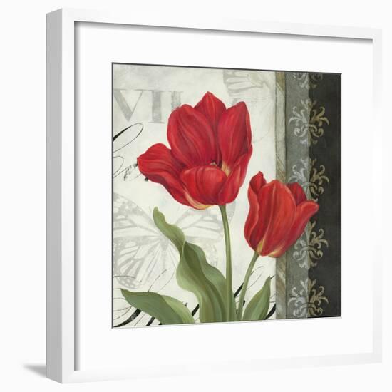 Etude en Rouge II-Pamela Gladding-Framed Art Print