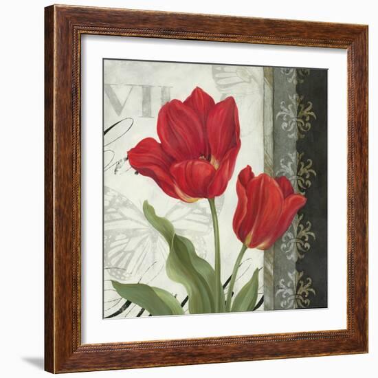 Etude en Rouge II-Pamela Gladding-Framed Art Print