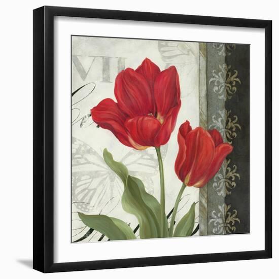 Etude en Rouge II-Pamela Gladding-Framed Art Print