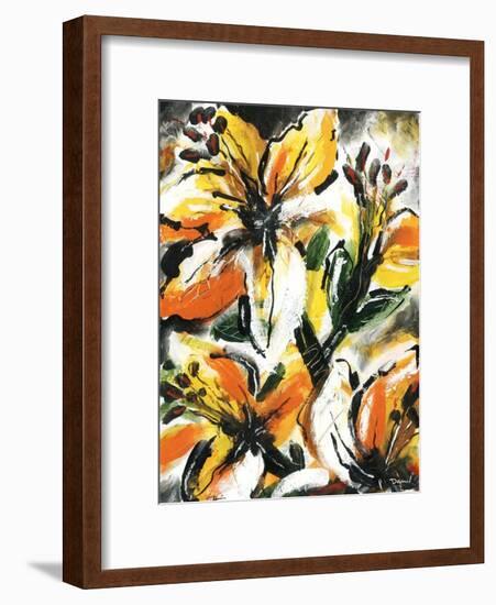 Étude Fleurs II-Pierre David-Framed Art Print