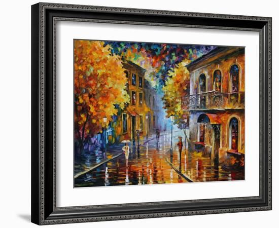 Etude in Red-Leonid Afremov-Framed Art Print