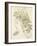 Etude pour Galatée-Gustave Moreau-Framed Giclee Print