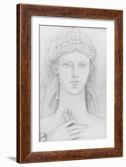 Etude pour Hélène-Gustave Moreau-Framed Giclee Print