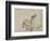 Etude pour Héliodore chassé du Temple-Eugene Delacroix-Framed Giclee Print