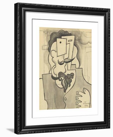 Etude pour L'homme blond-Roger De La Fresnaye-Framed Premium Giclee Print