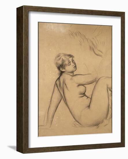 Etude pour l'une des 'Grandes baigneuses'-Pierre-Auguste Renoir-Framed Giclee Print