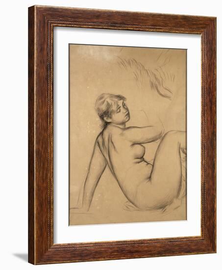Etude pour l'une des 'Grandes baigneuses'-Pierre-Auguste Renoir-Framed Giclee Print