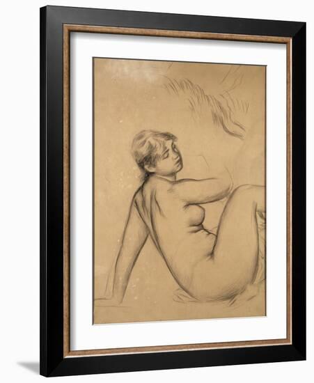 Etude pour l'une des 'Grandes baigneuses'-Pierre-Auguste Renoir-Framed Giclee Print