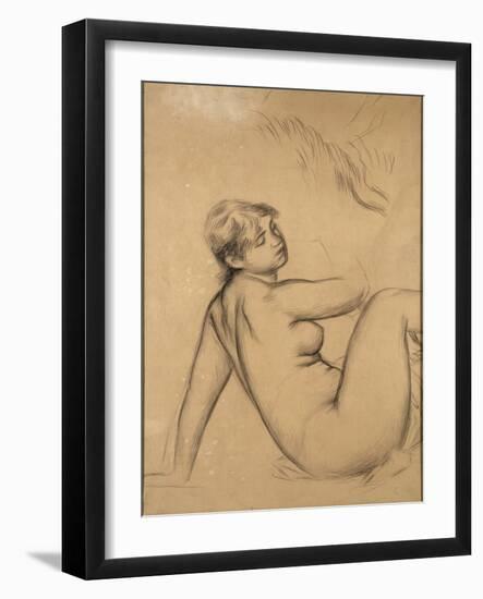 Etude pour l'une des 'Grandes baigneuses'-Pierre-Auguste Renoir-Framed Giclee Print