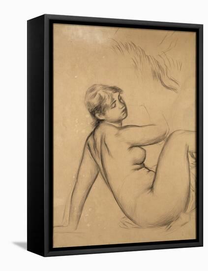 Etude pour l'une des 'Grandes baigneuses'-Pierre-Auguste Renoir-Framed Premier Image Canvas