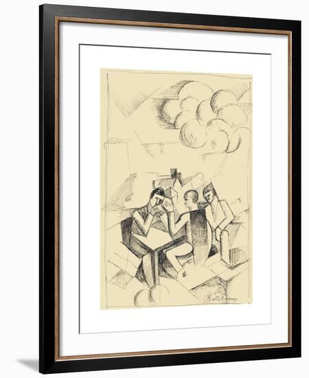 Etude pour La conquête de l'air-Roger De La Fresnaye-Framed Premium Giclee Print