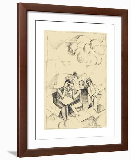 Etude pour La conquête de l'air-Roger De La Fresnaye-Framed Premium Giclee Print