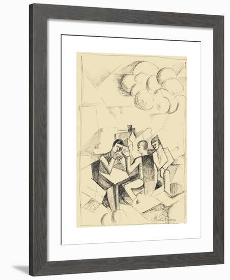 Etude pour La conquête de l'air-Roger De La Fresnaye-Framed Premium Giclee Print