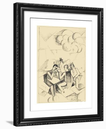 Etude pour La conquête de l'air-Roger De La Fresnaye-Framed Premium Giclee Print