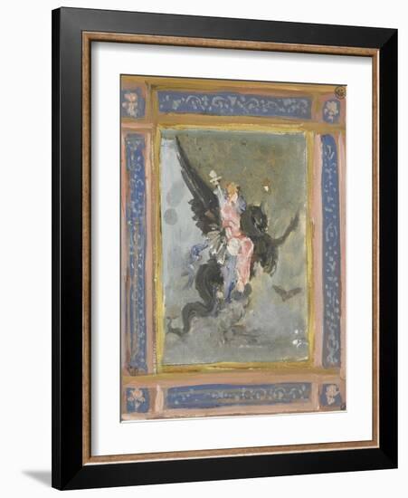 Etude pour la Péri-Gustave Moreau-Framed Giclee Print