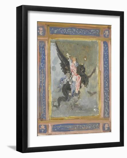 Etude pour la Péri-Gustave Moreau-Framed Giclee Print