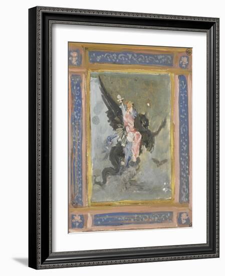 Etude pour la Péri-Gustave Moreau-Framed Giclee Print