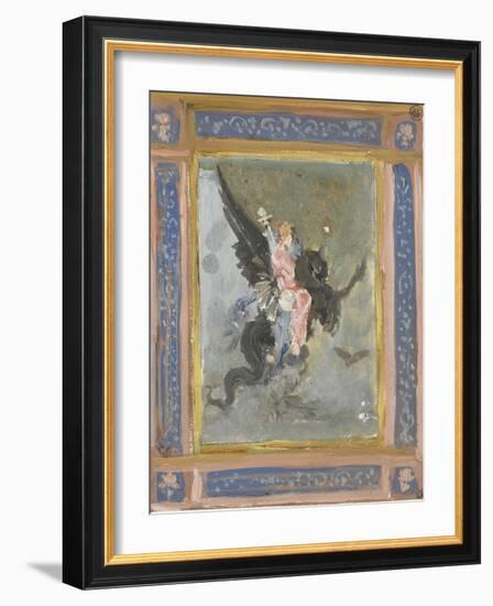 Etude pour la Péri-Gustave Moreau-Framed Giclee Print