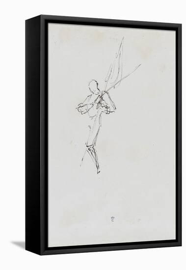 Etude pour le "Baptême du Prince impérial"-Thomas Couture-Framed Premier Image Canvas