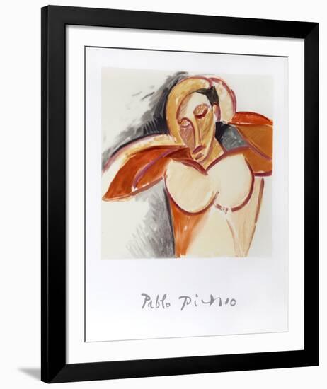 Etude pour le Nu, 13-A-k-Pablo Picasso-Framed Collectable Print