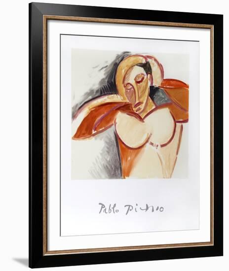 Etude pour le Nu, 13-A-k-Pablo Picasso-Framed Collectable Print