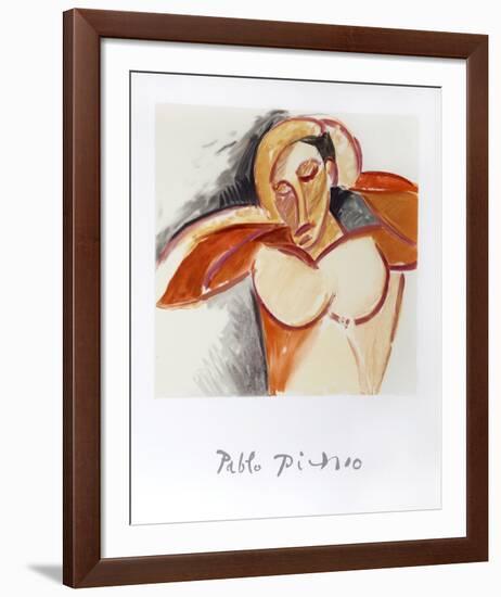 Etude pour le Nu, 13-A-k-Pablo Picasso-Framed Collectable Print