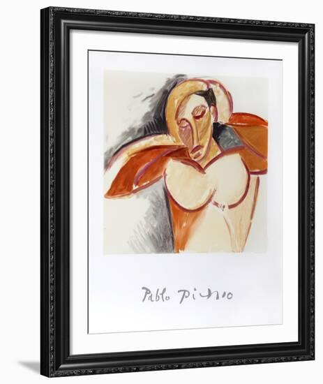 Etude pour le Nu, 13-A-k-Pablo Picasso-Framed Collectable Print