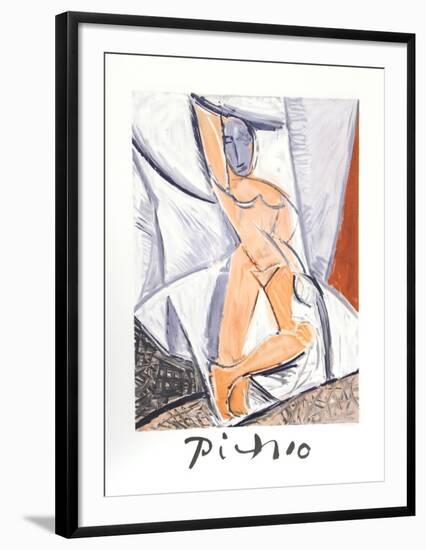 Etude pour le nu a la Draperie-Pablo Picasso-Framed Collectable Print